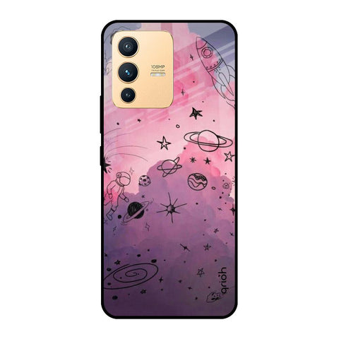 Space Doodles Glossy Case for Vivo V23 Pro 5G