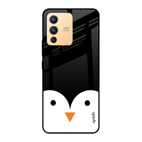 Cute Penguin Glossy Case for Vivo V23 Pro 5G