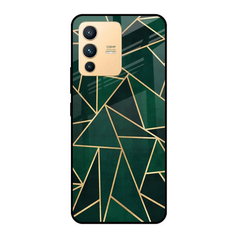 Abstract Green Glossy Case For Vivo V23 Pro 5G