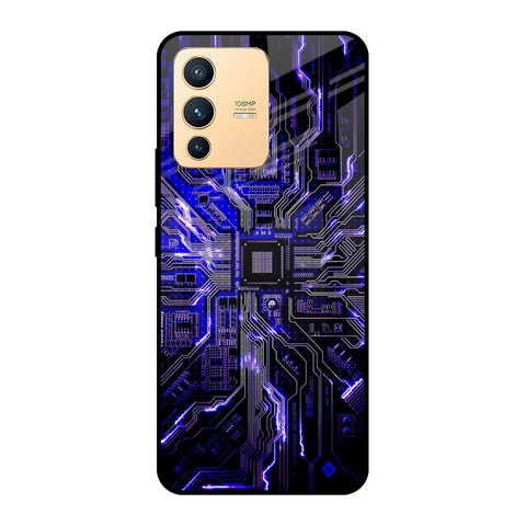 Techno Color Pattern Glossy Case For Vivo V23 Pro 5G