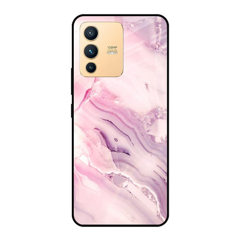 Diamond Pink Gradient Glossy Case For Vivo V23 Pro 5G
