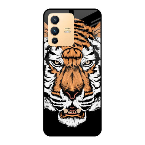 Angry Tiger Glossy Case For Vivo V23 Pro 5G