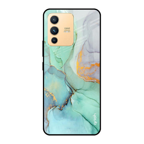 Green Marble Glossy case for Vivo V23 Pro 5G
