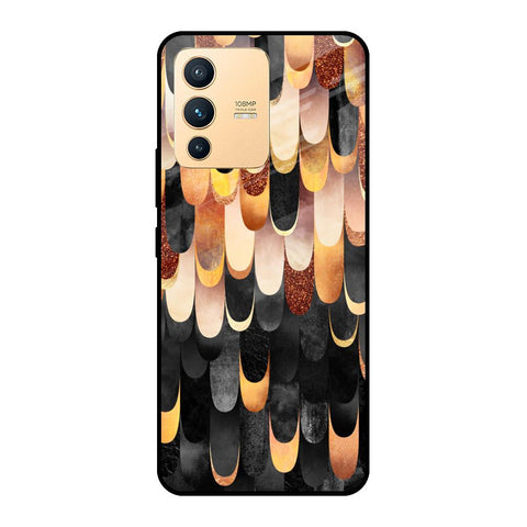 Bronze Abstract Glossy Case for Vivo V23 Pro 5G
