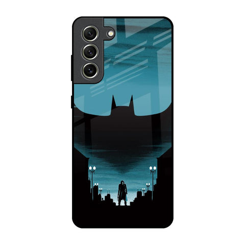 Cyan Bat Glossy Case for Samsung Galaxy S21 FE 5G