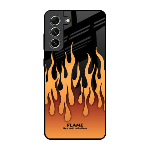 Fire Flame Glossy Case for Samsung Galaxy S21 FE 5G