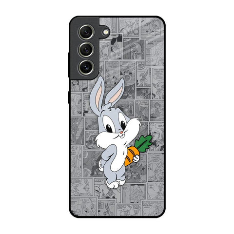 Cute Baby Bunny Glossy Case for Samsung Galaxy S21 FE 5G
