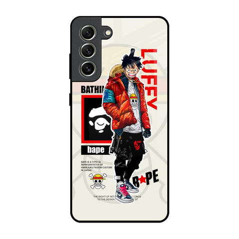 Bape Luffy Glossy Case for Samsung Galaxy S21 FE 5G