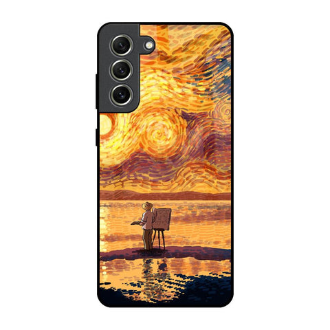 Sunset Vincent Glossy Case for Samsung Galaxy S21 FE 5G