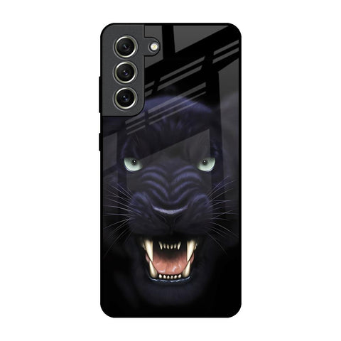 Angry Black Leopard Glossy Case for Samsung Galaxy S21 FE 5G