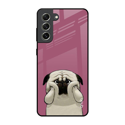 Funny Pug Face Glossy Case For Samsung Galaxy S21 FE 5G
