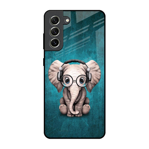 Adorable Baby Elephant Glossy Case For Samsung Galaxy S21 FE 5G