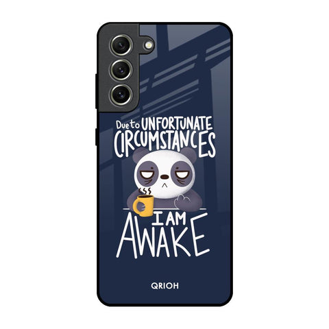 Struggling Panda Glossy Case for Samsung Galaxy S21 FE 5G