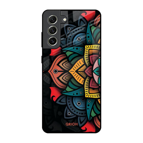 Retro Gorgeous Flower Glossy Case for Samsung Galaxy S21 FE 5G