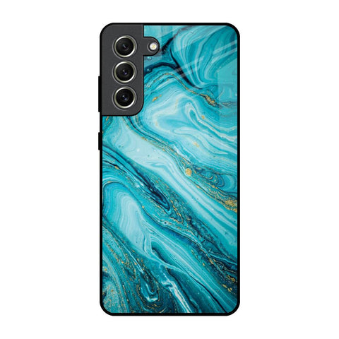 Ocean Marble Glossy Case for Samsung Galaxy S21 FE 5G