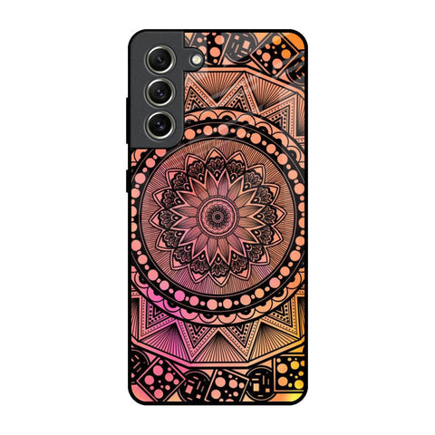 Floral Mandala Glossy Case for Samsung Galaxy S21 FE 5G
