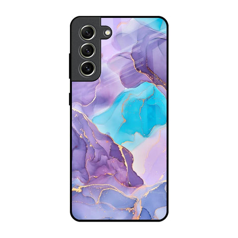 Alcohol ink Marble Glossy Case for Samsung Galaxy S21 FE 5G
