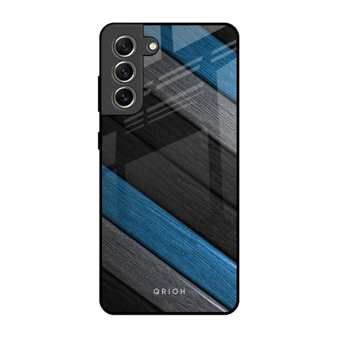 Multicolor Wooden Effect Glossy Case for Samsung Galaxy S21 FE 5G
