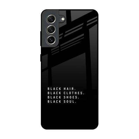 Black Soul Glossy Case for Samsung Galaxy S21 FE 5G