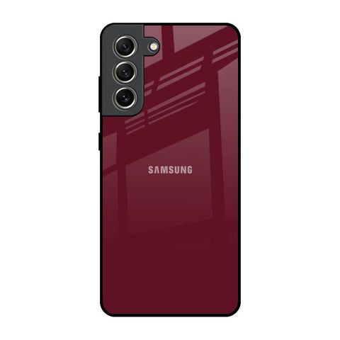 Classic Burgundy Glossy Case for Samsung Galaxy S21 FE 5G