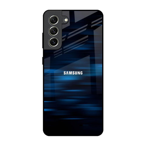 Blue Rough Abstract Glossy Case for Samsung Galaxy S21 FE 5G