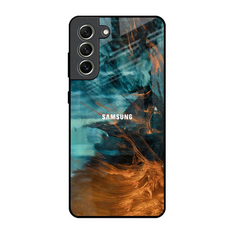 Golden Splash Glossy Case for Samsung Galaxy S21 FE 5G