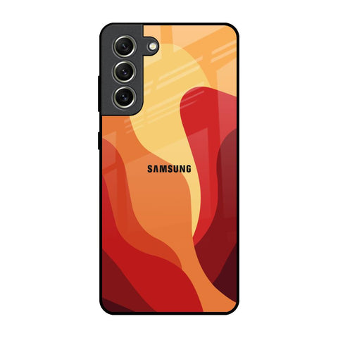 Magma Color Pattern Glossy Case for Samsung Galaxy S21 FE 5G
