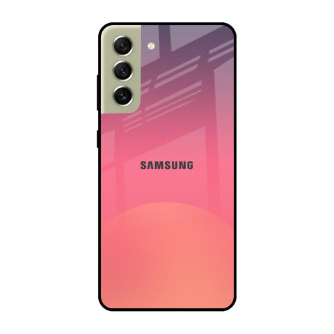 Sunset Orange Glossy Case for Samsung Galaxy S21 FE 5G