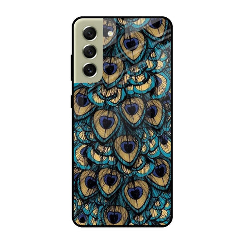 Peacock Feathers Glossy case for Samsung Galaxy S21 FE 5G