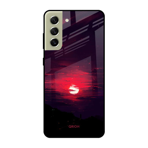 Morning Red Sky Glossy Case For Samsung Galaxy S21 FE 5G
