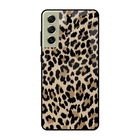 Leopard Seamless Glossy Case For Samsung Galaxy S21 FE 5G