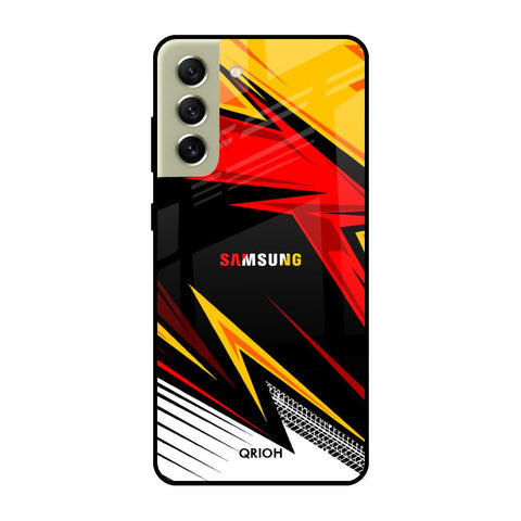 Race Jersey Pattern Glossy Case For Samsung Galaxy S21 FE 5G