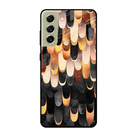 Bronze Abstract Glossy Case for Samsung Galaxy S21 FE 5G