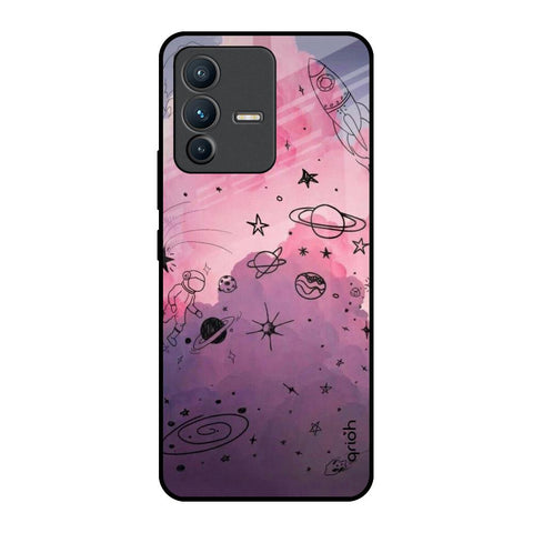 Space Doodles Glossy Case for Vivo V23 5G