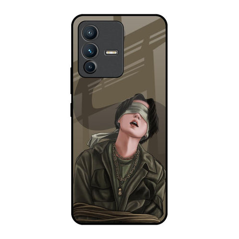 Blind Fold Glossy Case for Vivo V23 5G