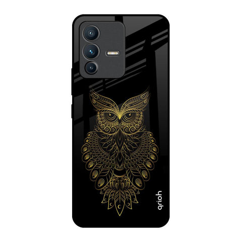 Golden Owl Glossy Case for Vivo V23 5G