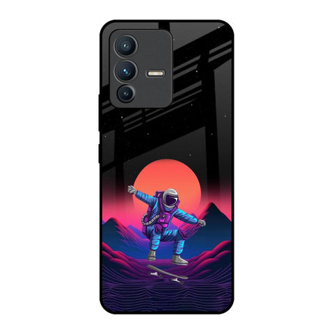 Retro Astronaut Glossy Case for Vivo V23 5G