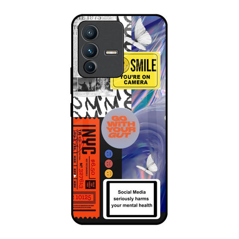 Smile for Camera Glossy Case for Vivo V23 5G