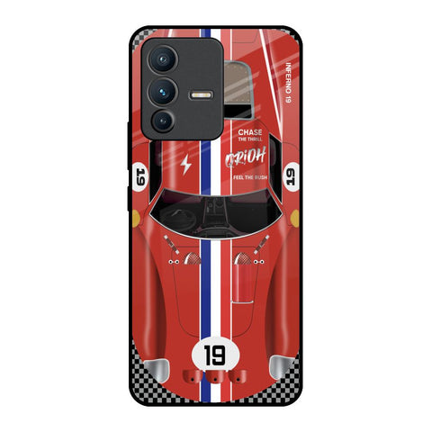 Racing Vintage Glossy Case for Vivo V23 5G