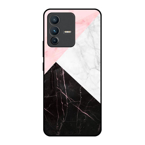 Marble Collage Art Glossy Case For Vivo V23 5G
