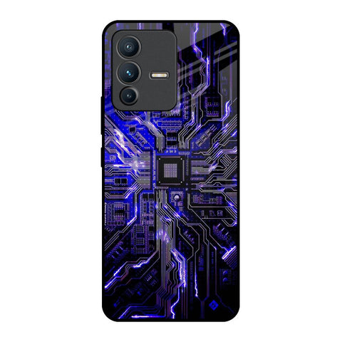 Techno Color Pattern Glossy Case For Vivo V23 5G