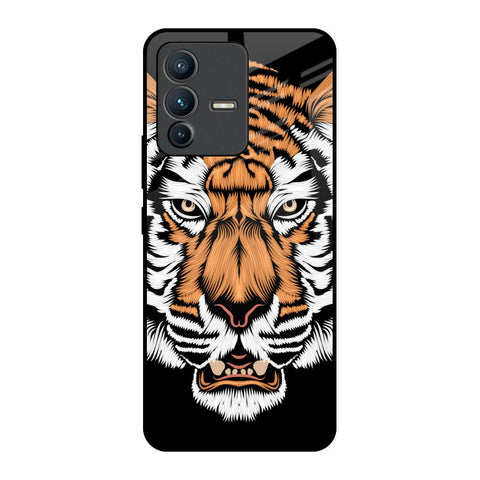 Angry Tiger Glossy Case For Vivo V23 5G