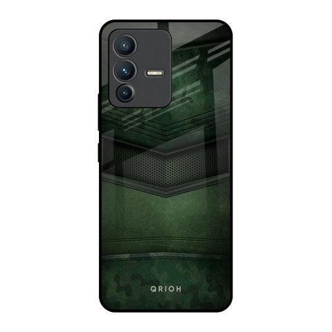 Green Leather Glossy Case for Vivo V23 5G