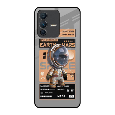 Space Ticket Glossy Case for Vivo V23 5G