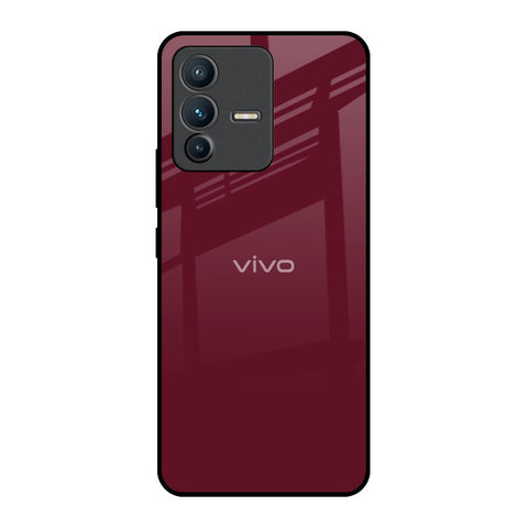 Classic Burgundy Glossy Case for Vivo V23 5G