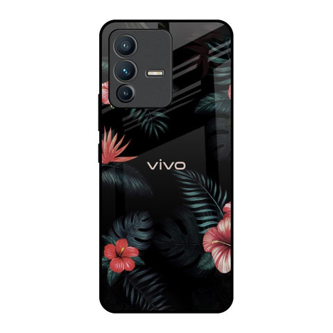 Tropical Art Flower Glossy Case for Vivo V23 5G