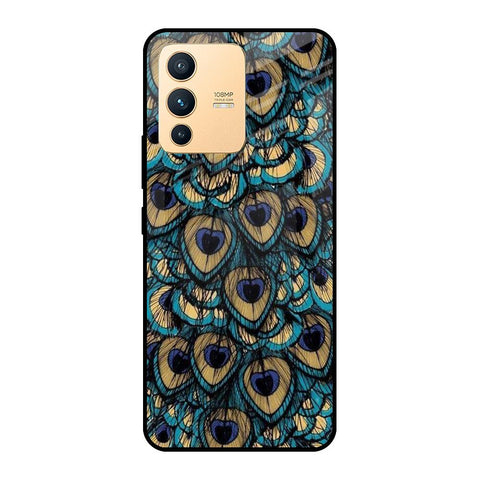 Peacock Feathers Glossy case for Vivo V23 5G