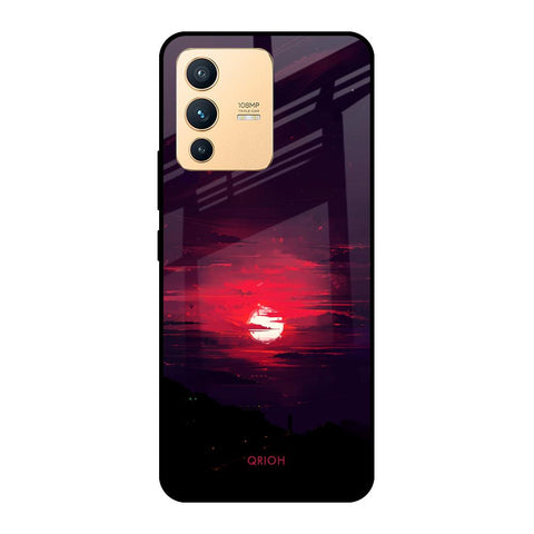 Morning Red Sky Glossy Case For Vivo V23 5G
