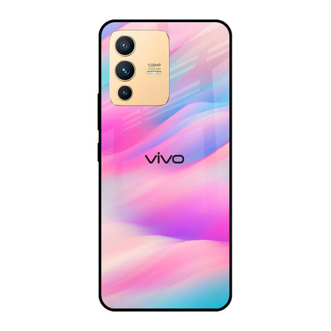 Colorful Waves Glossy case for Vivo V23 5G