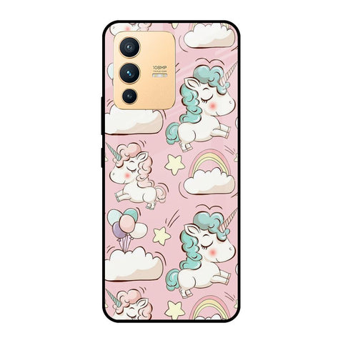 Balloon Unicorn Glossy case for Vivo V23 5G